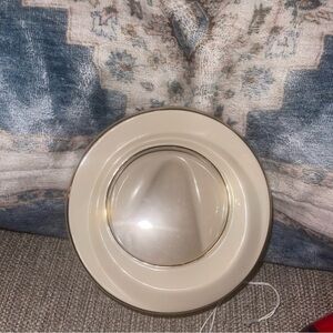 Vintage Lenox Round Ivory And Gold Picture Frame Bridgerton